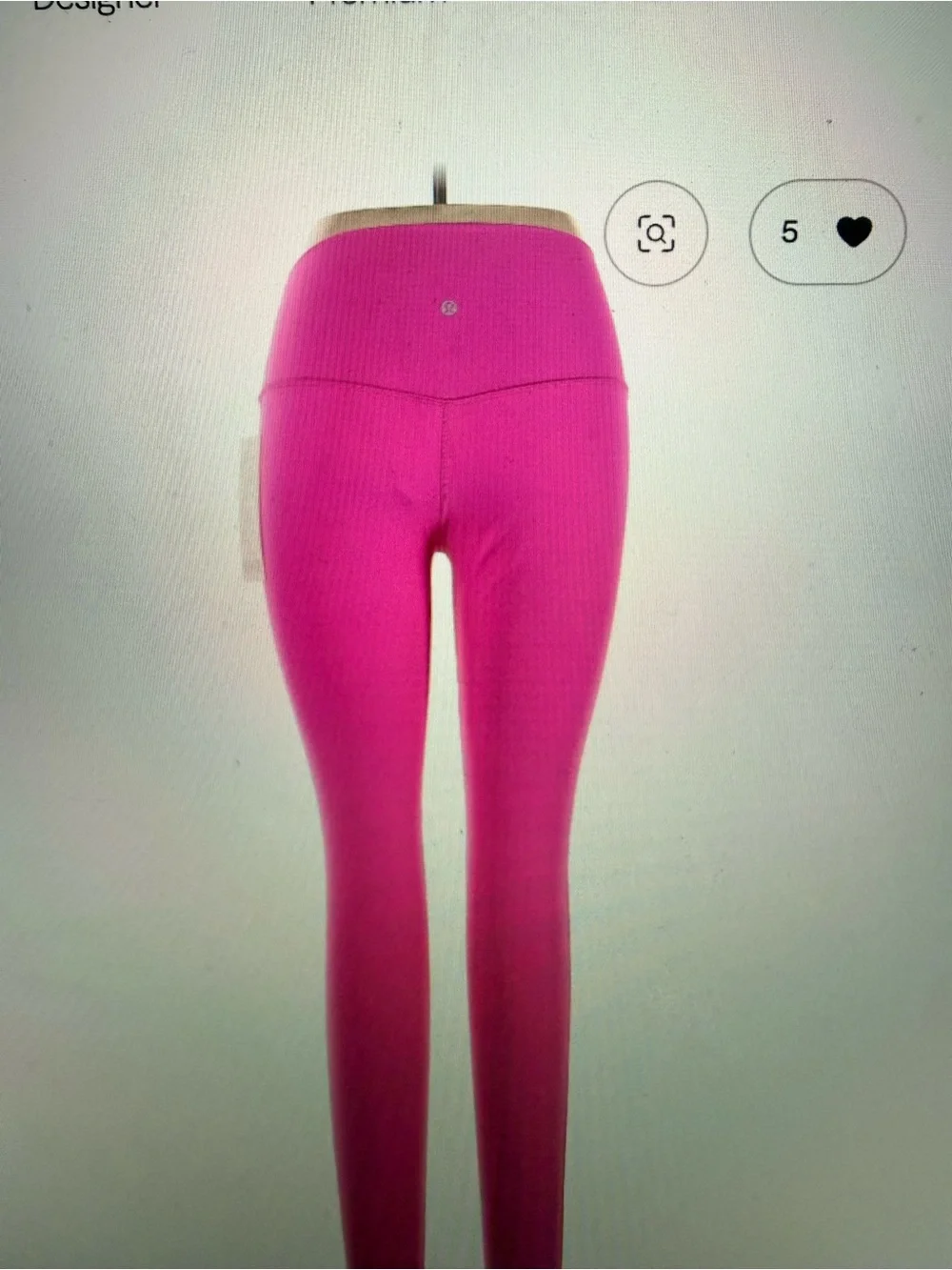 lululemon athletica bright hot
